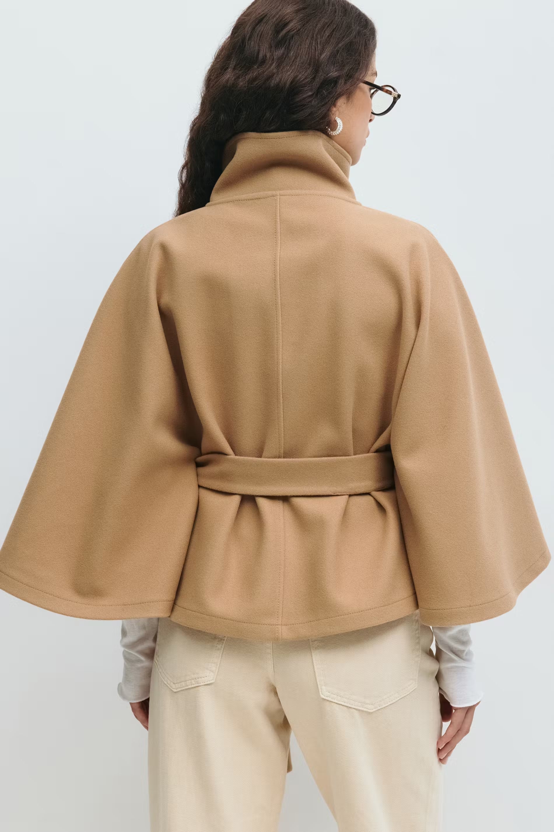 Belle Nuit | Belt cape jacket