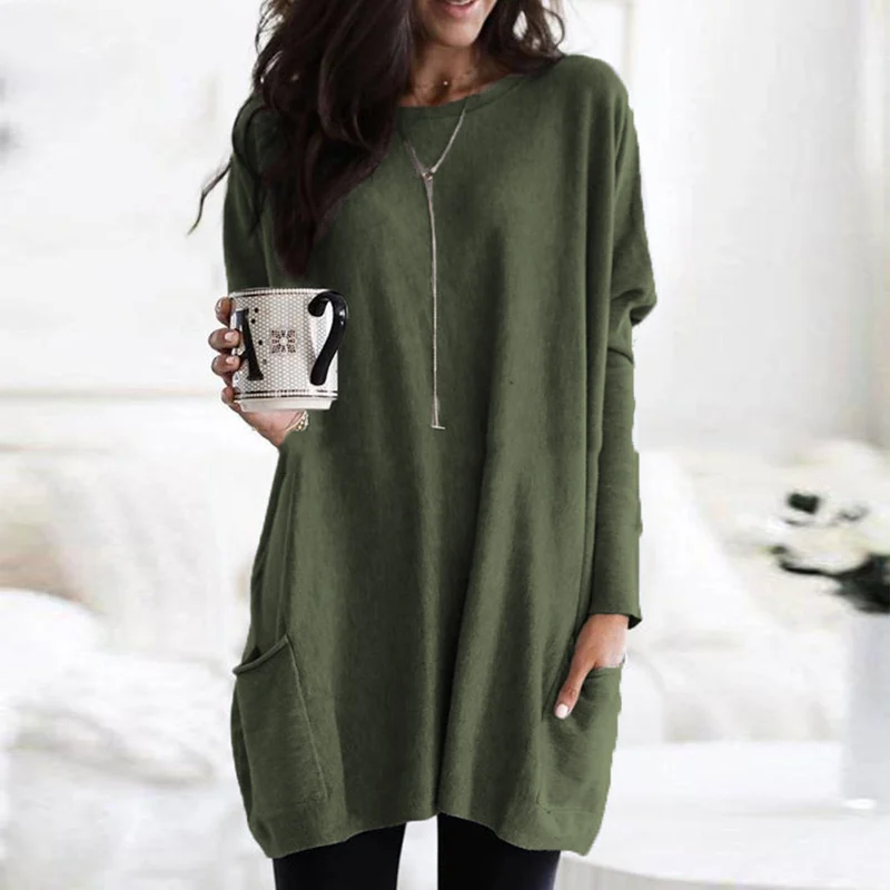 Carmen | Top casual con tasche