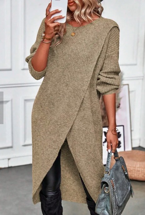 Olivia | Abito lungo in maglia
