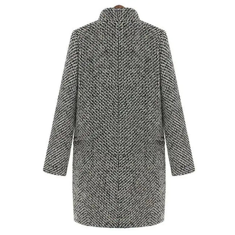Delphine | Elegante cappotto lungo in lana