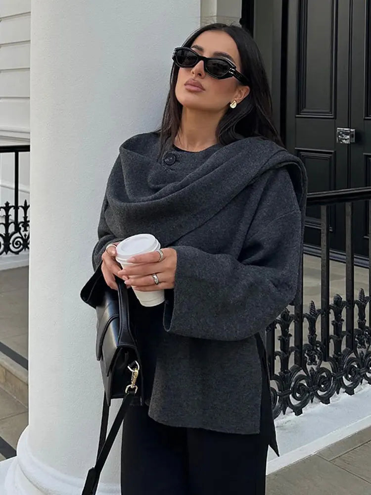 Belle Nuit™ | Mace Classy Scarf Coat
