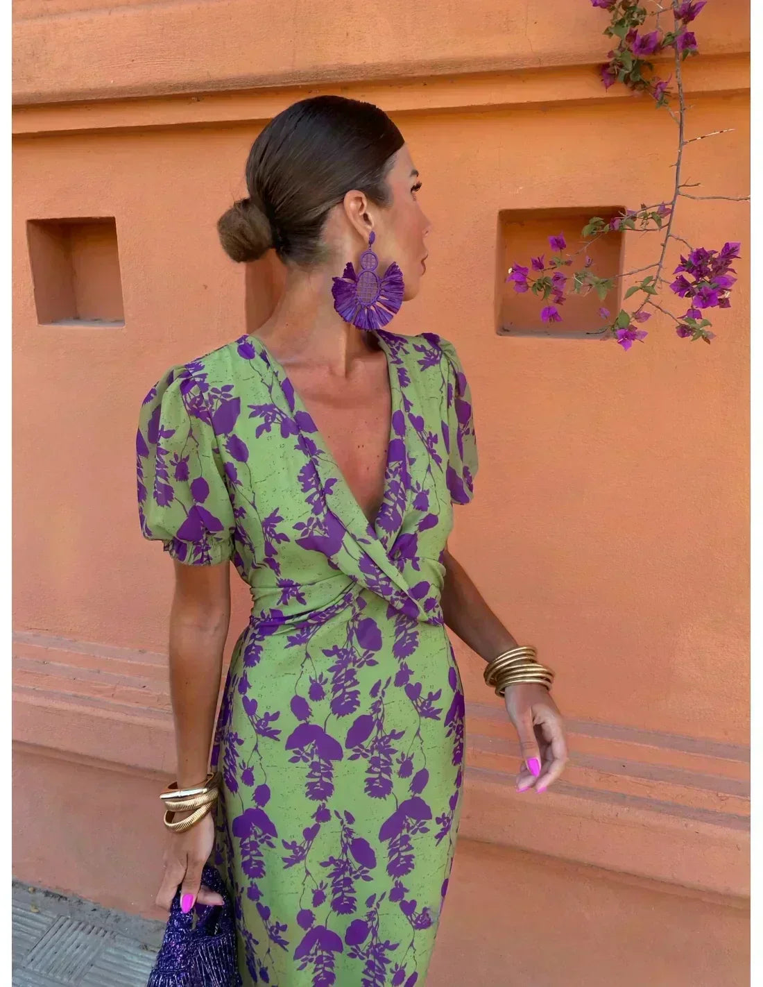 Rhiannon | Bellissimo abito stampato da donna
