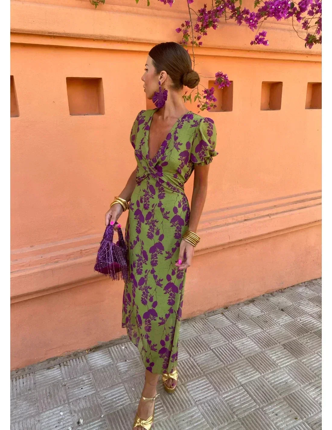 Rhiannon | Bellissimo abito stampato da donna