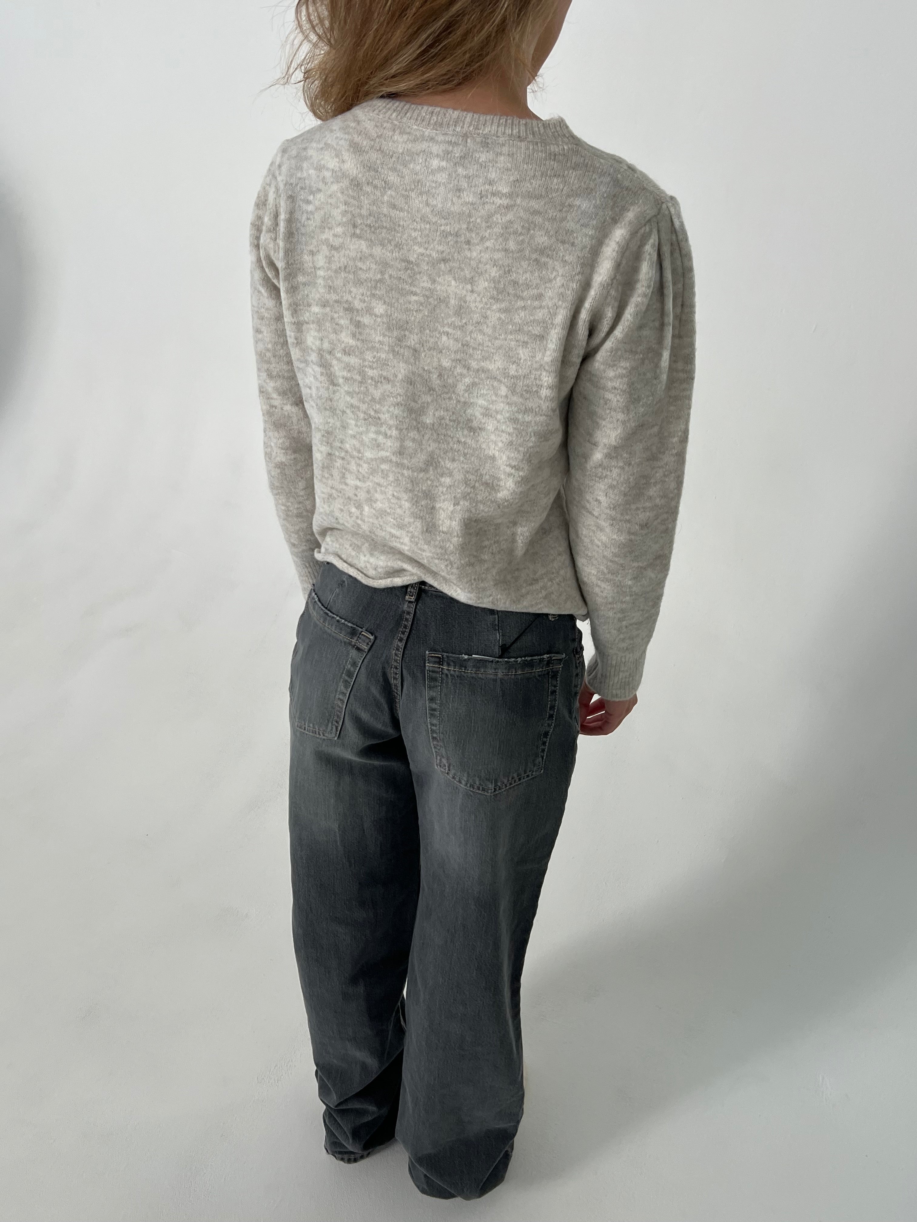 Belle Nuit™ | Low-Waisted Jeans - Grey Denim