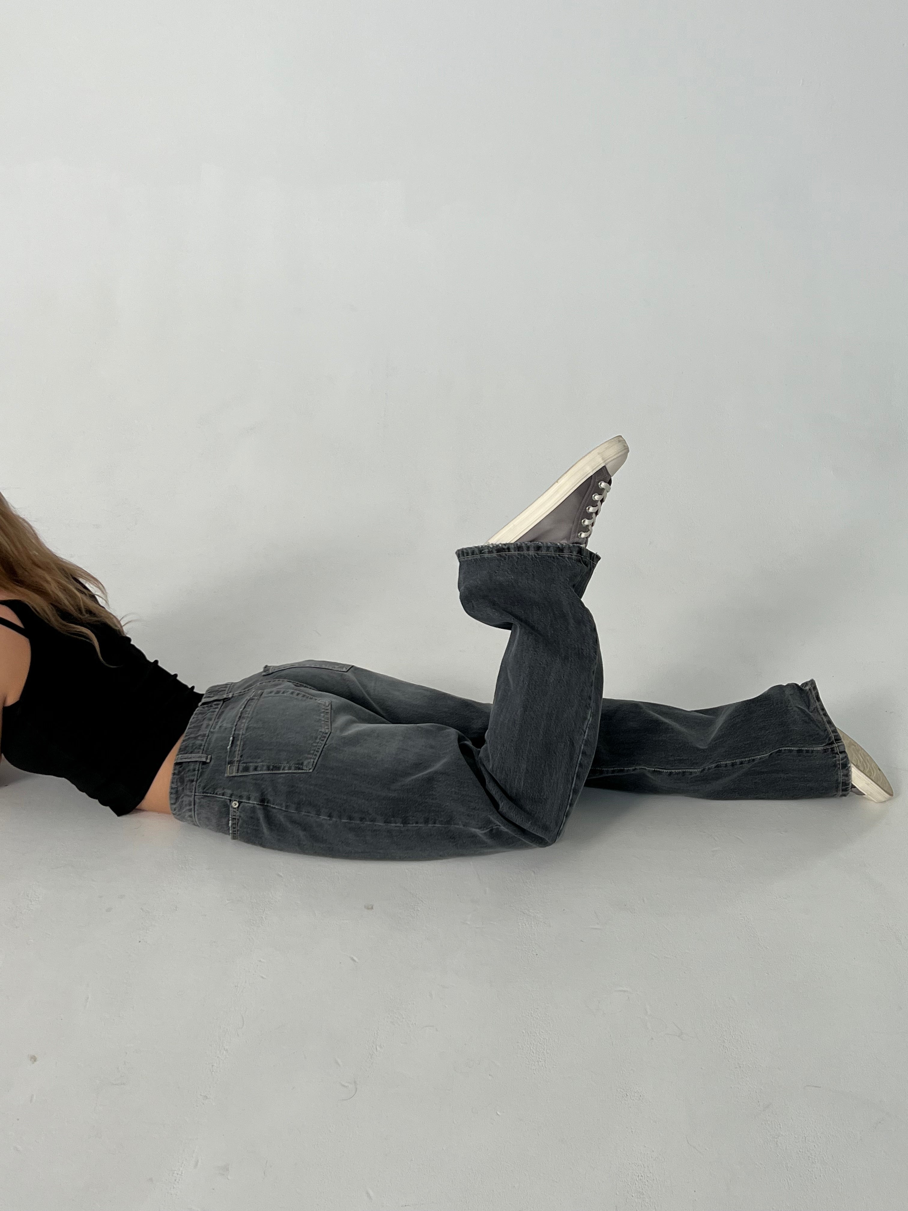 Belle Nuit™ | Low-Waisted Jeans - Grey Denim