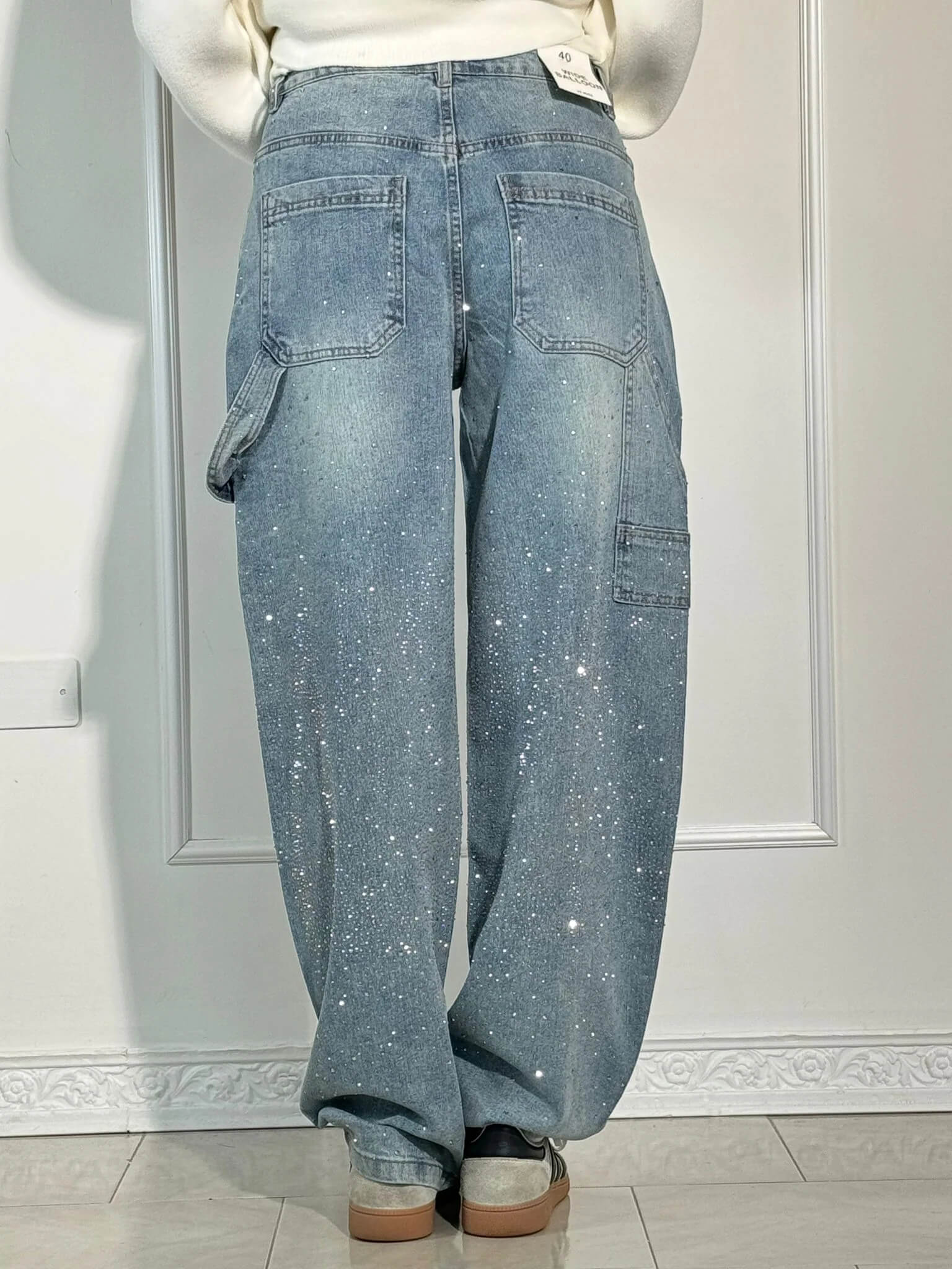 Martina | Jeans a diamante