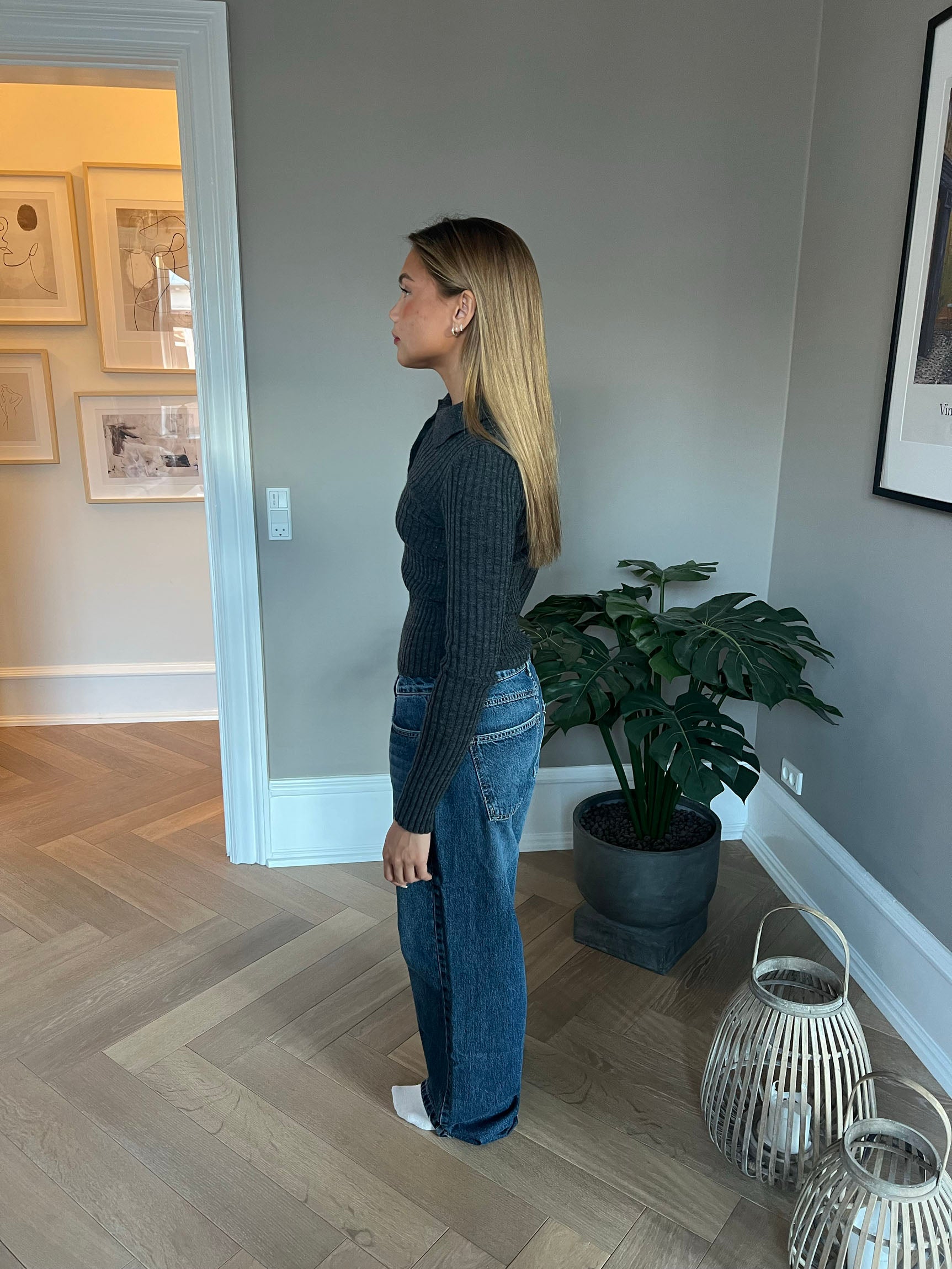 Belle Nuit™ | Low-Waisted Jeans - Blue Denim