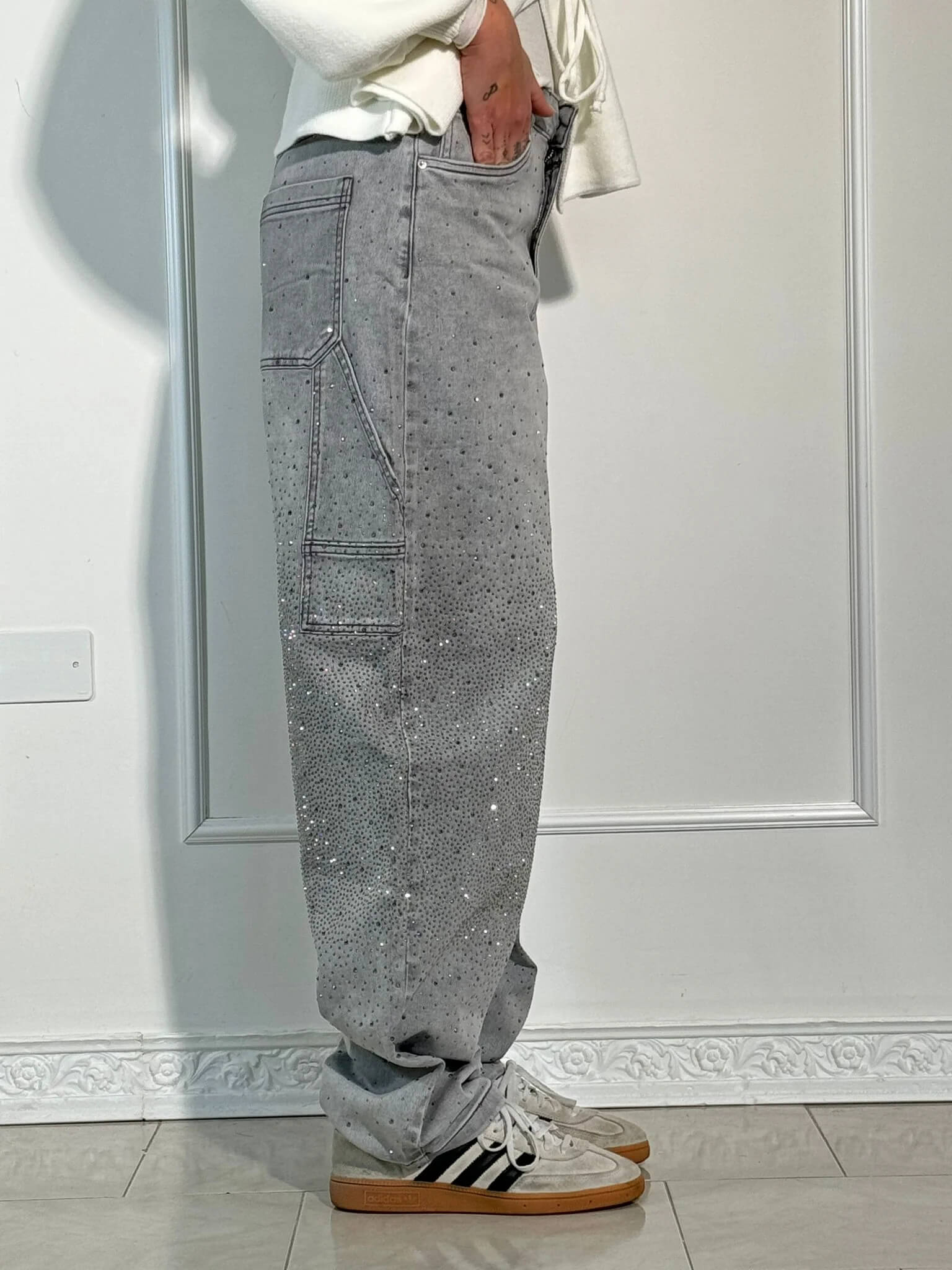 Martina | Jeans a diamante