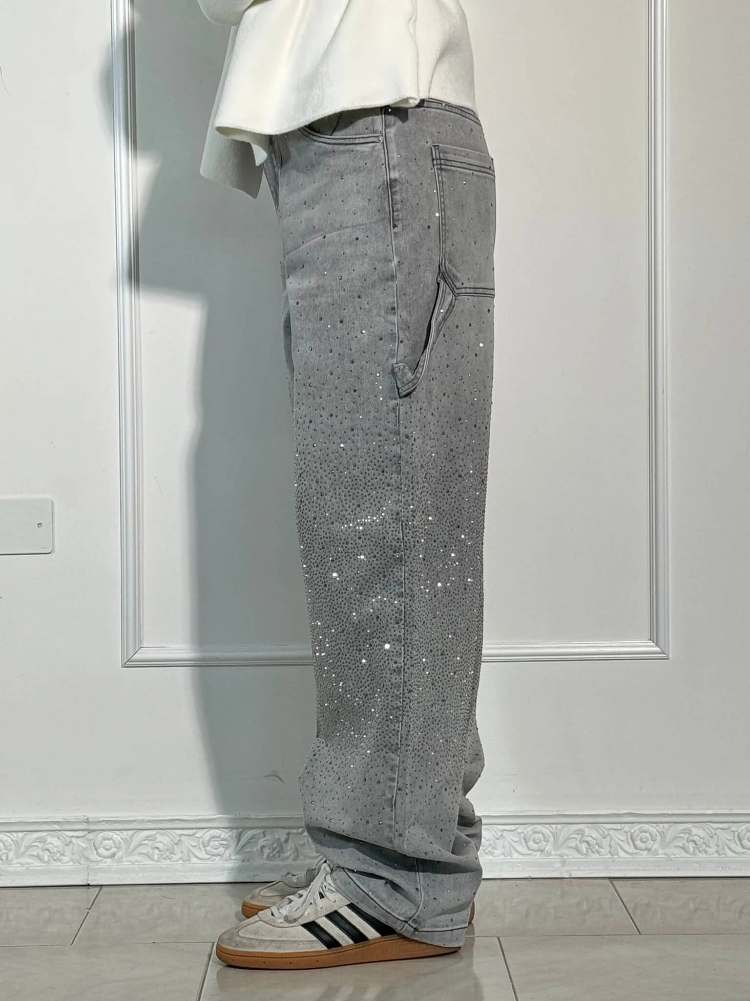 Martina | Jeans a diamante