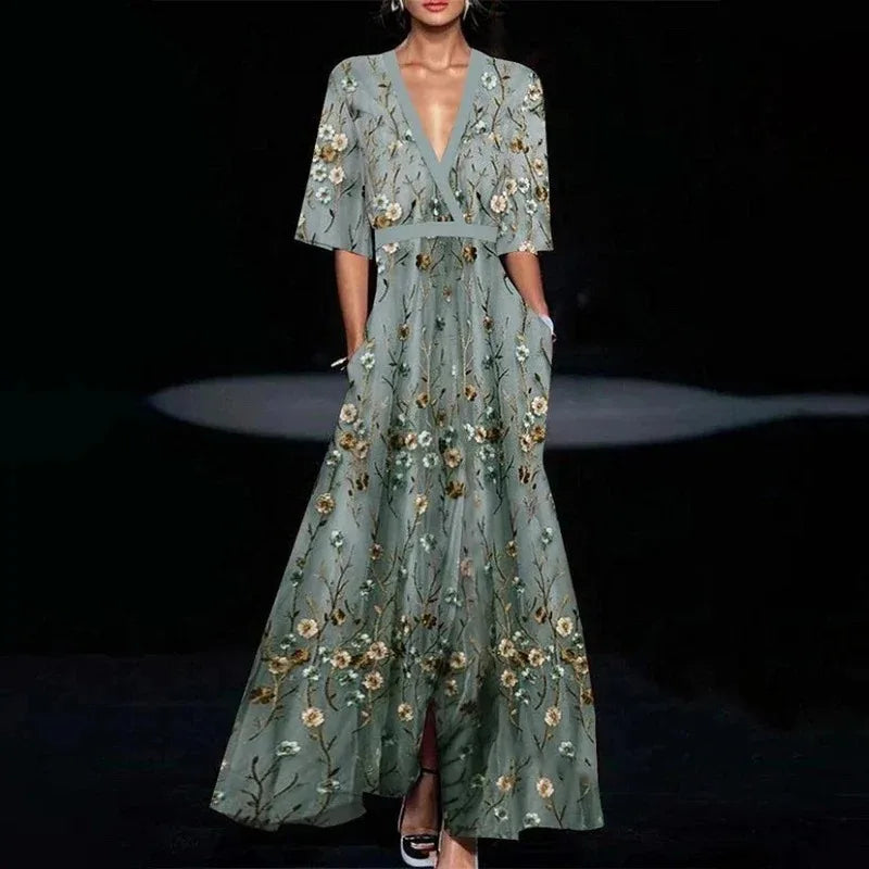 Jamie | Abito elegante con motivo floreale