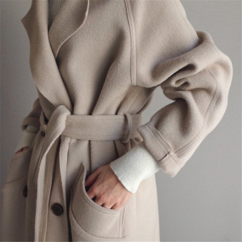 Clara | Cappotto Trench in Lana