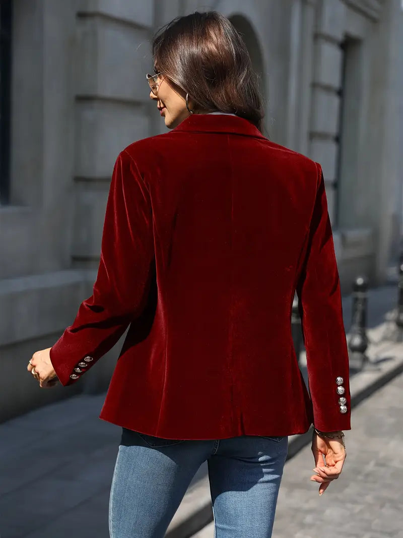 GIULISSA | BLAZER IN VELLUTO ELEGANTE