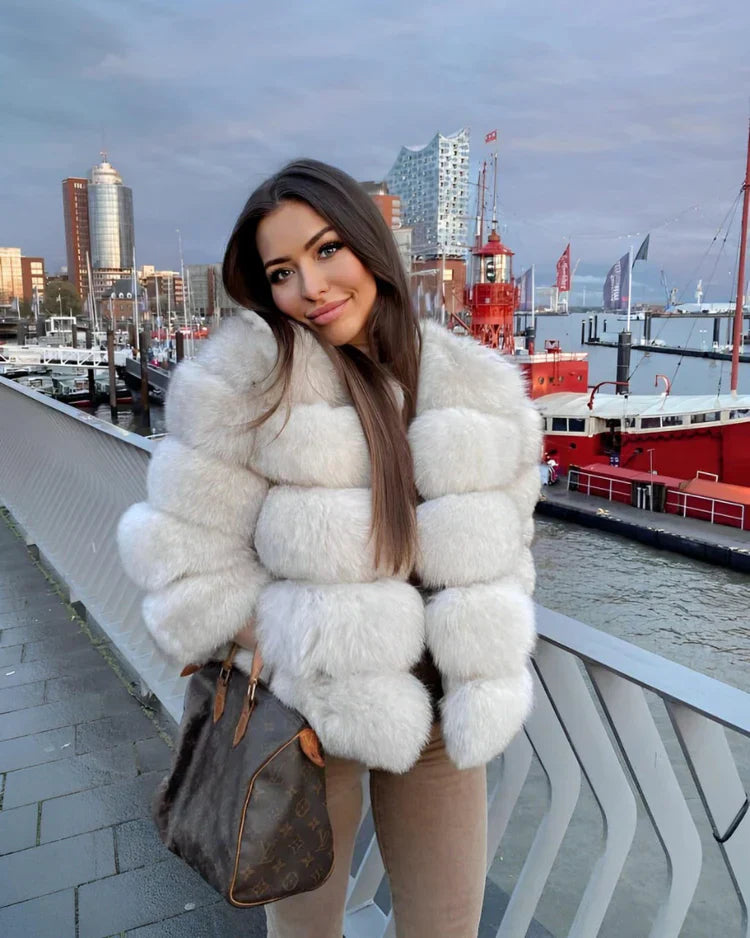 Belle Nuit™ | Luxurious Faux Fur Coat