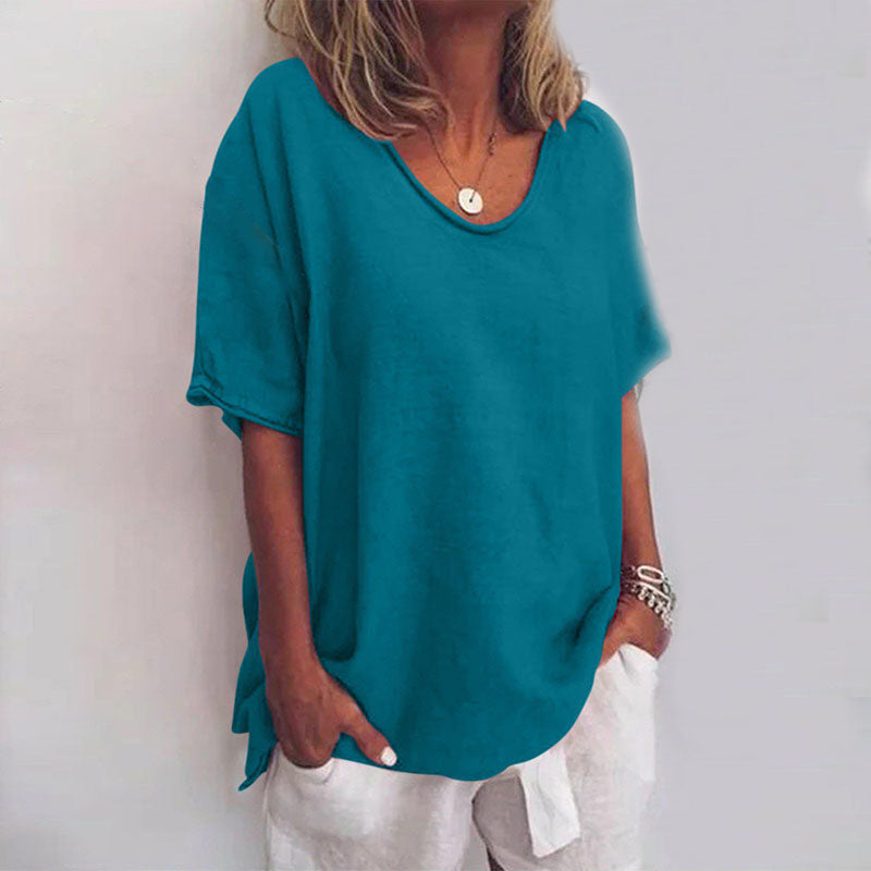 Anna | Blusa Comoda E Ampia Sulle Rotondità