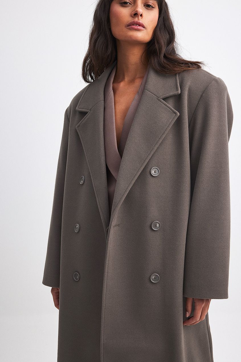 Belle Nuit™ | Elegant Brown Oversized Coat