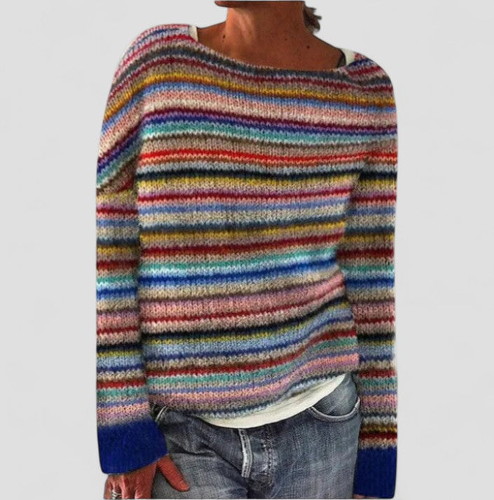 Siena | Maglione a Maglia da Donna con Motivo | Vestibilità Comoda e Calda