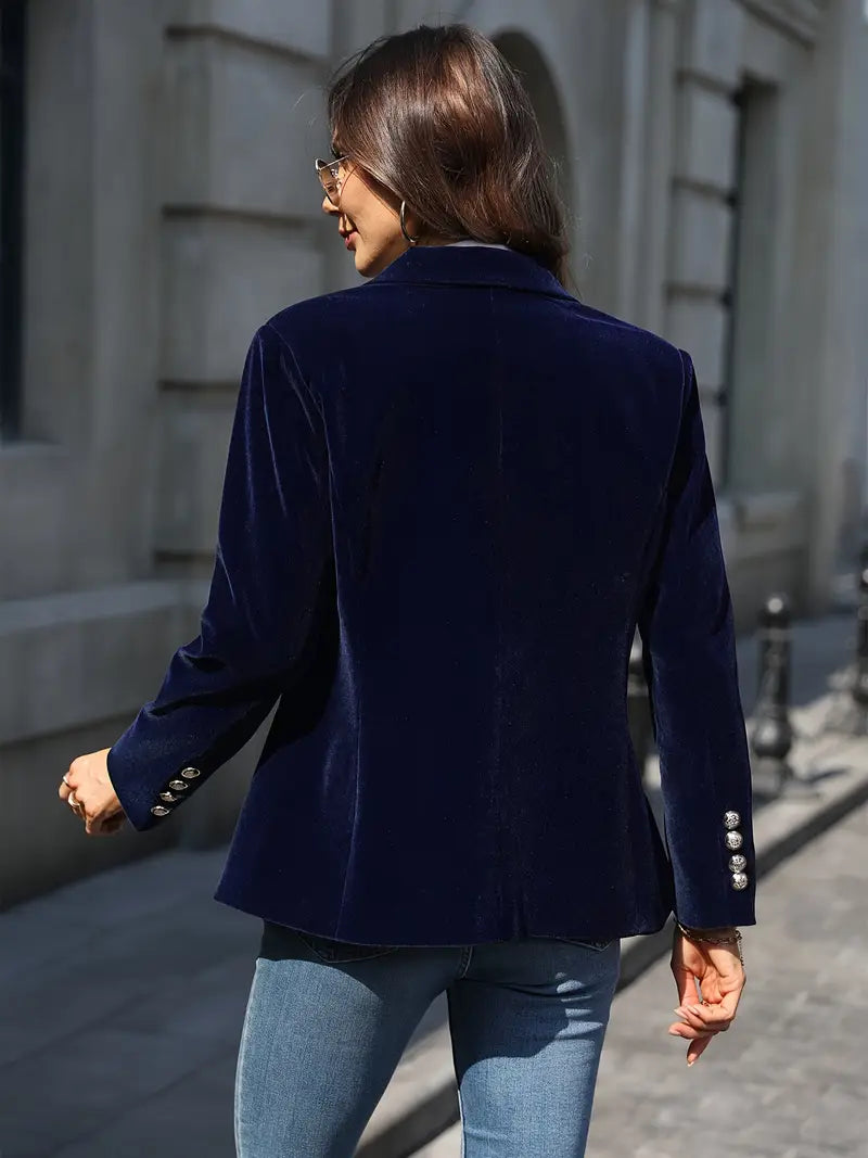 GIULISSA | BLAZER IN VELLUTO ELEGANTE