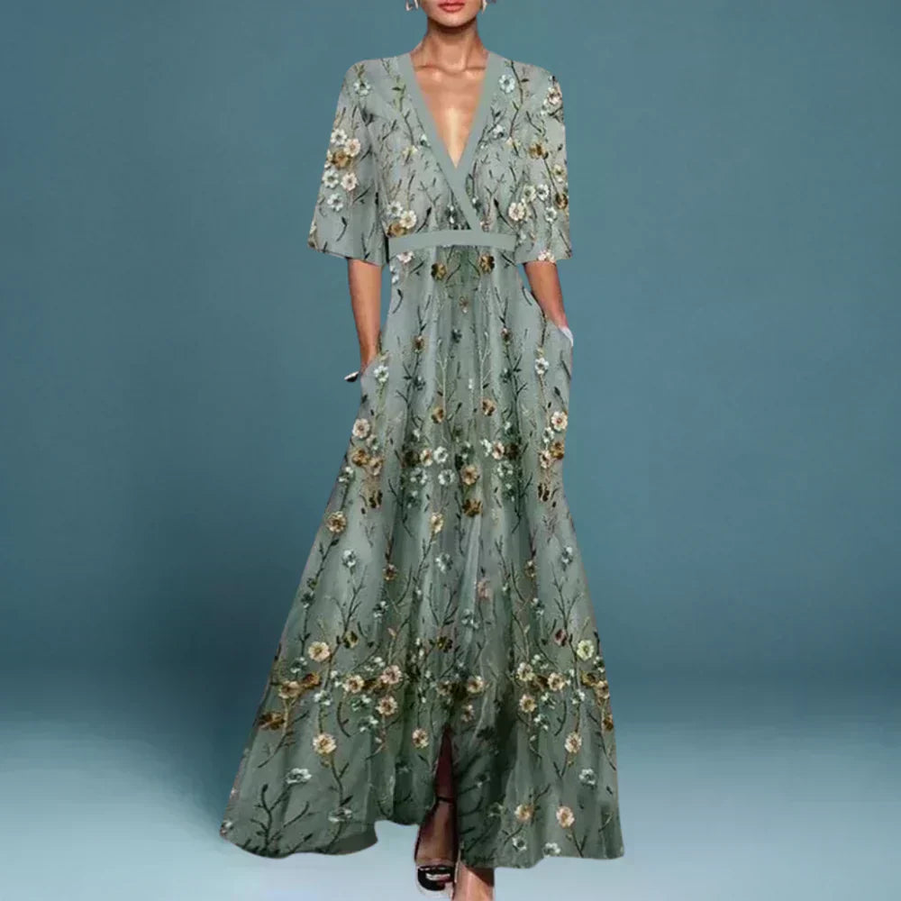 Jamie | Abito elegante con motivo floreale
