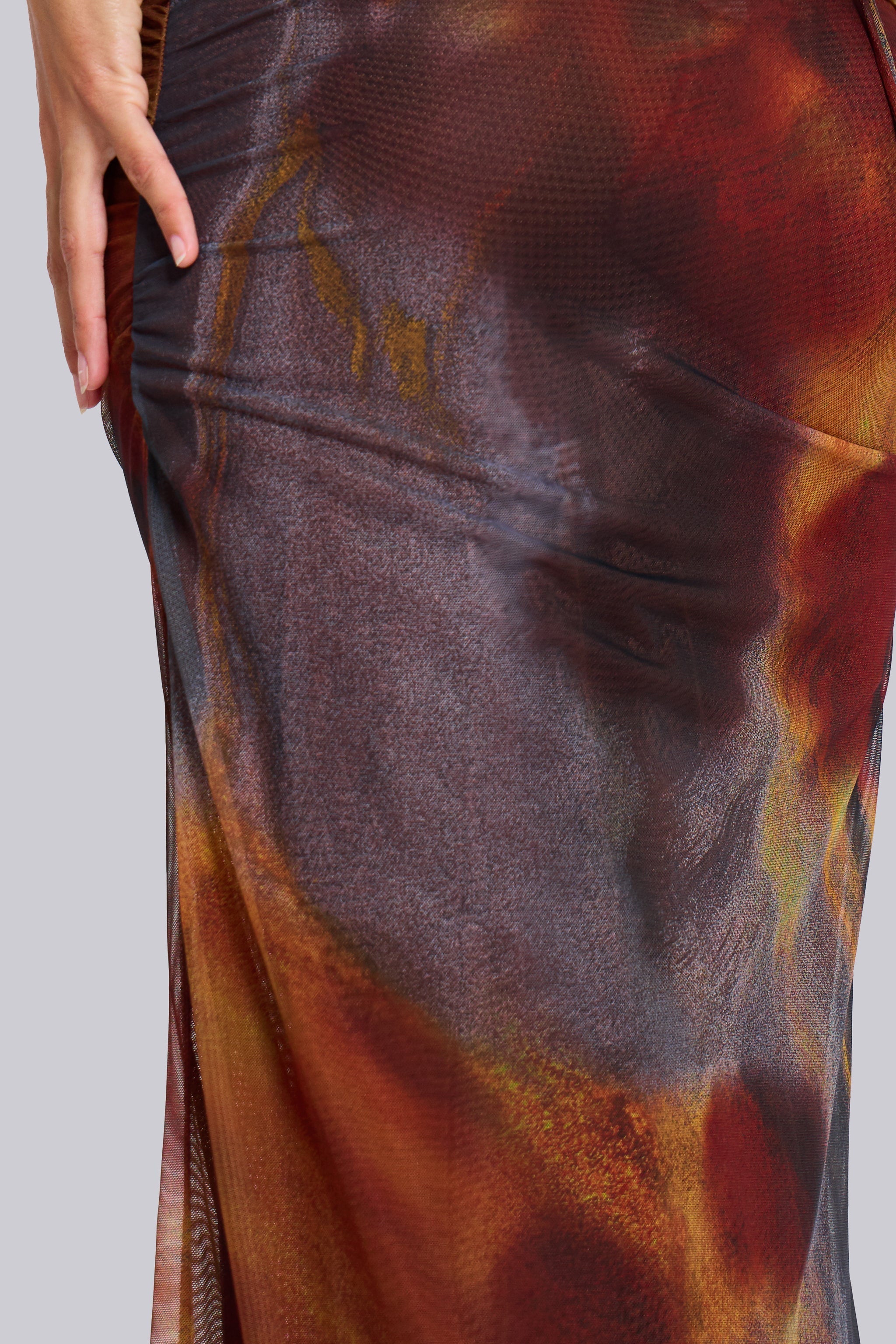 Belle Nuit™ | Backless Maxi Dress in Whiskey