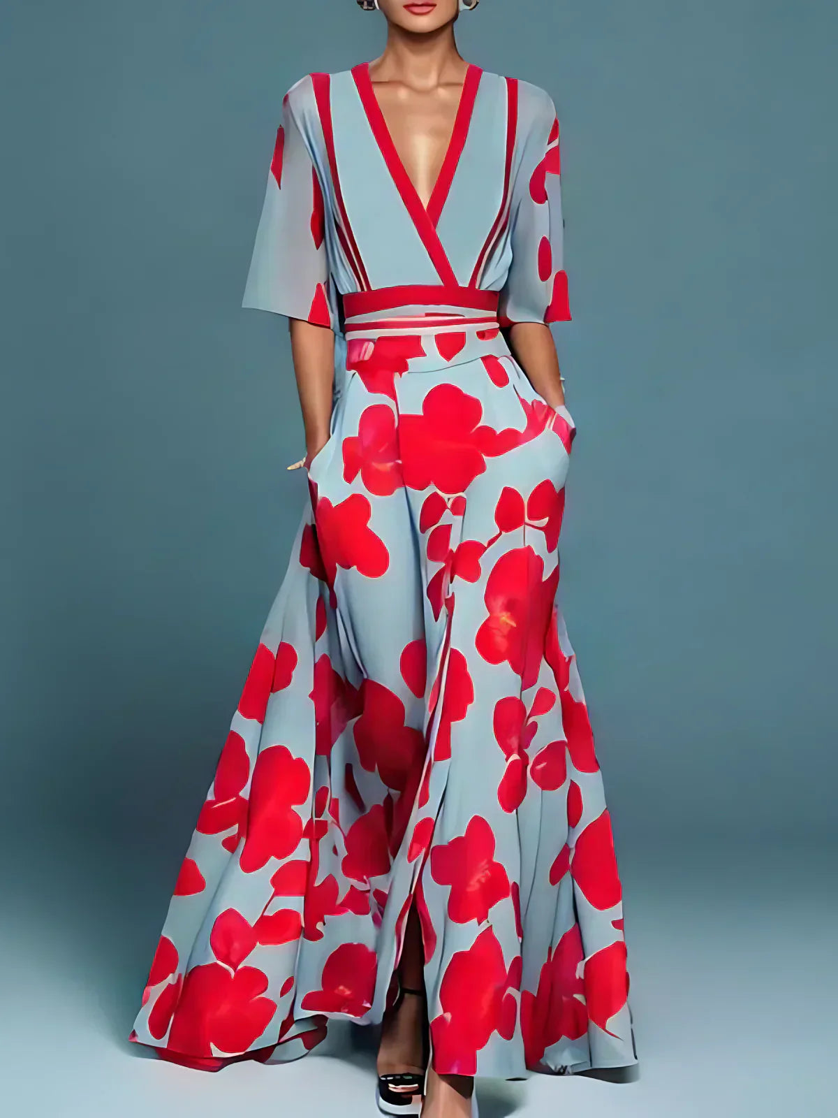 Jamie | Abito elegante con motivo floreale
