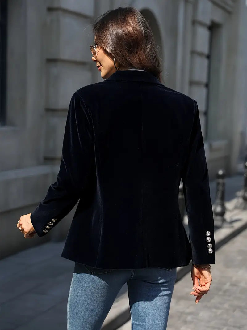 GIULISSA | BLAZER IN VELLUTO ELEGANTE