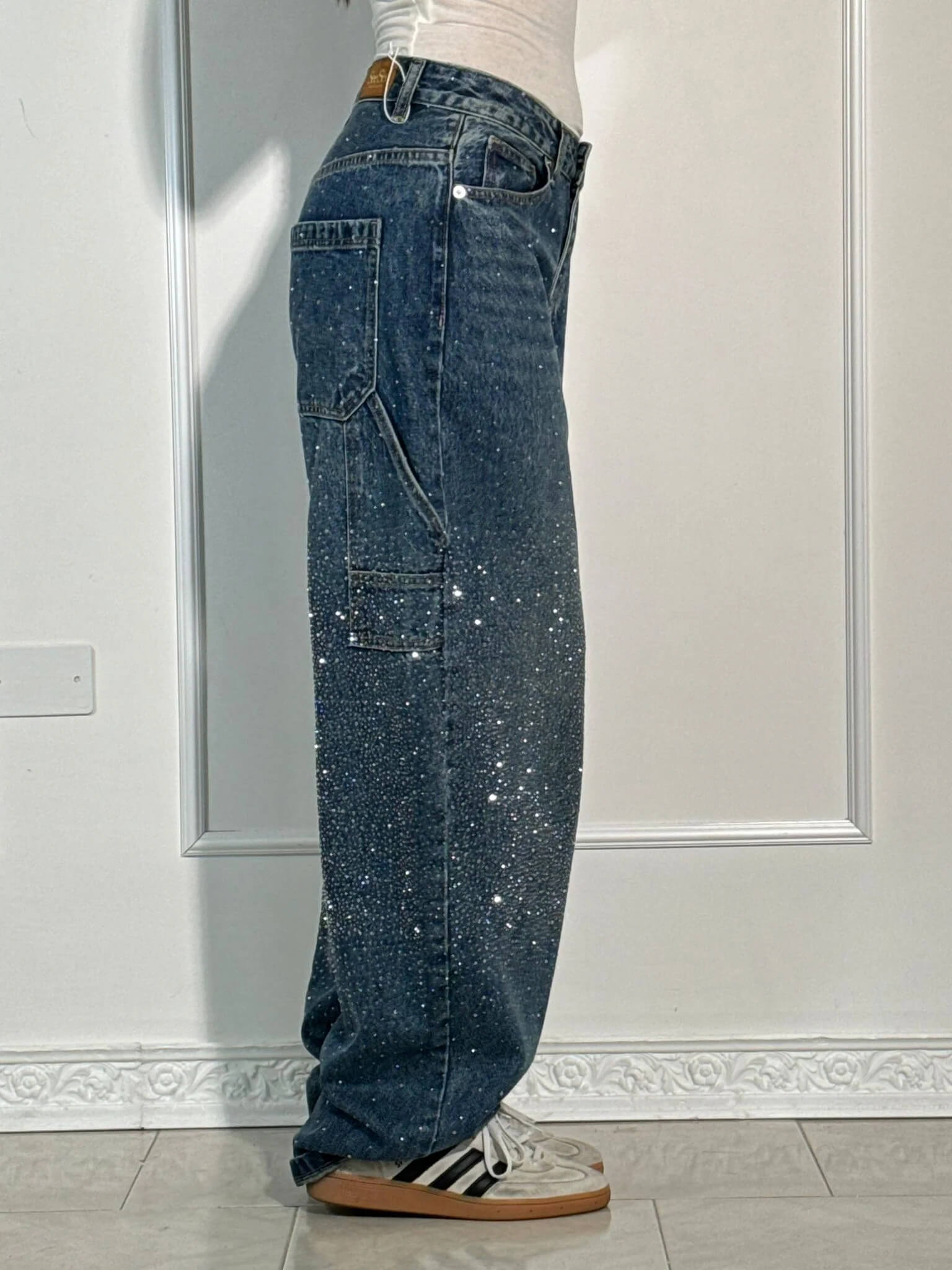 Martina | Jeans a diamante