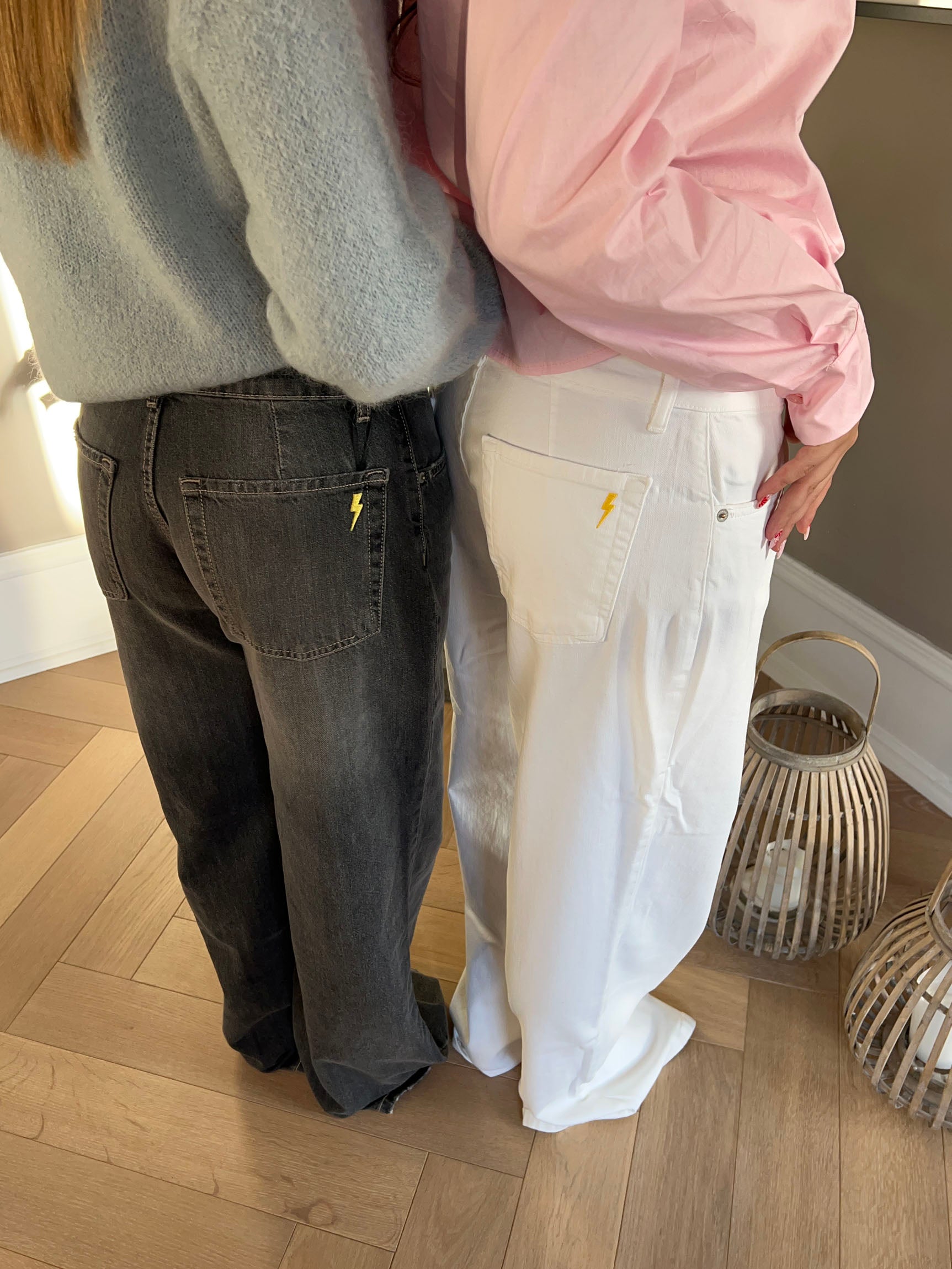 Belle Nuit™ | Low-Waisted Jeans - White Denim