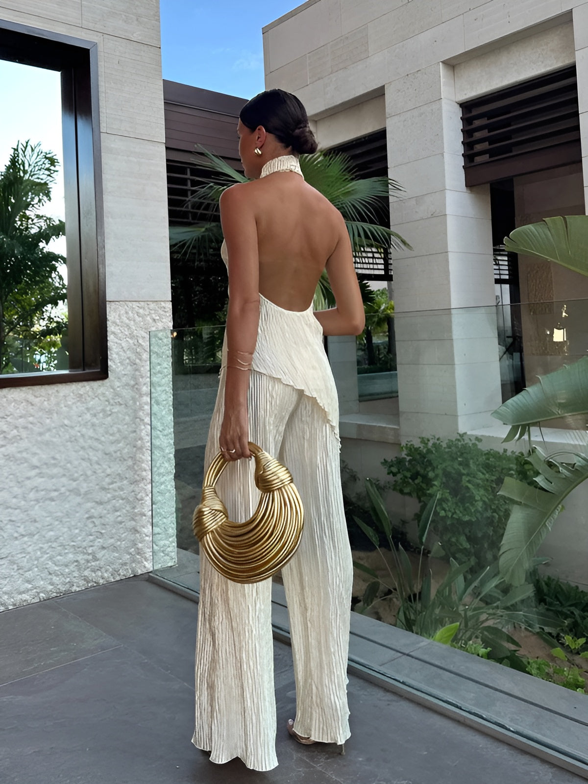 Silvia | Completo Plissé Elegante