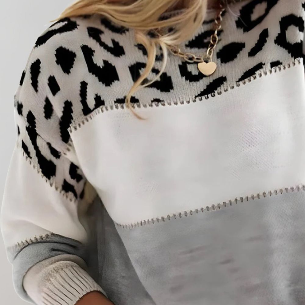 Cheyenne | Felpa con Stampa Leopardo