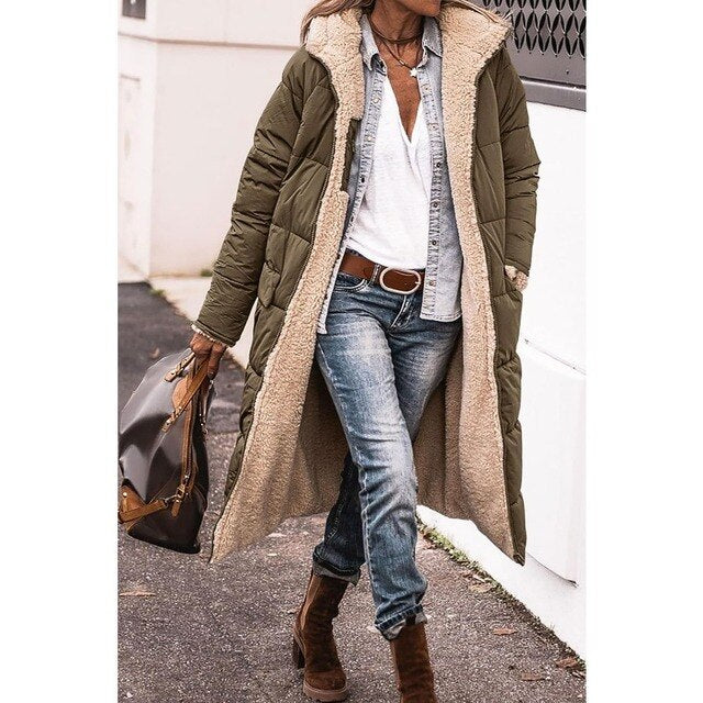 Dakota | Cappotto Polare e da Tempo Libero con Cappuccio