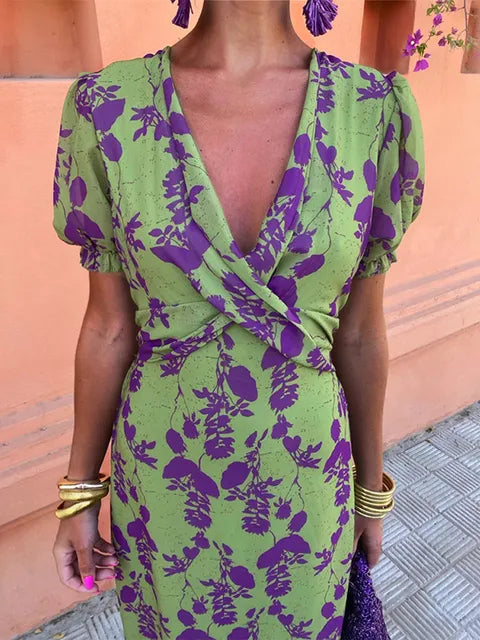 Rhiannon | Bellissimo abito stampato da donna