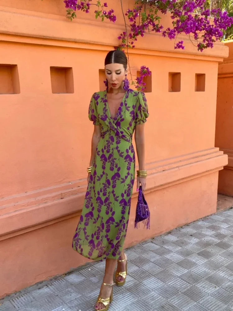 Rhiannon | Bellissimo abito stampato da donna