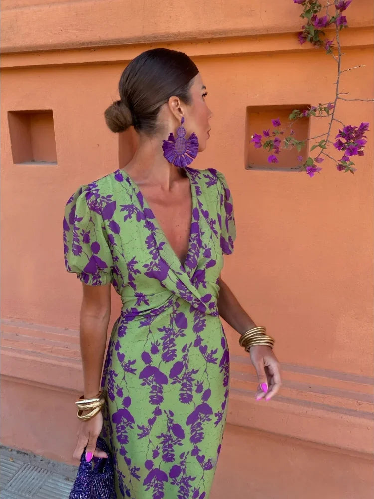 Rhiannon | Bellissimo abito stampato da donna