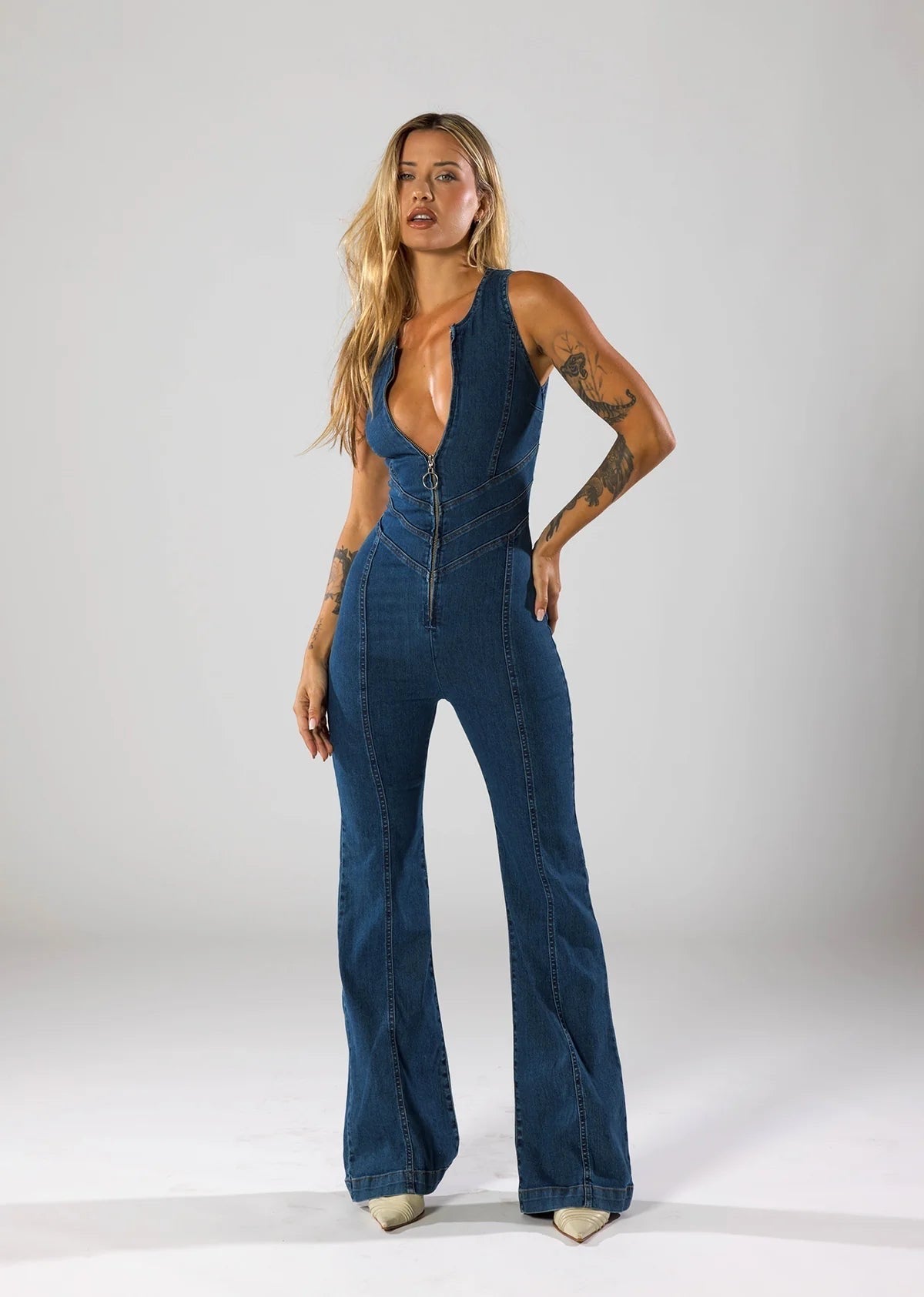 Belle Nuit™ | Denim Jumpsuit