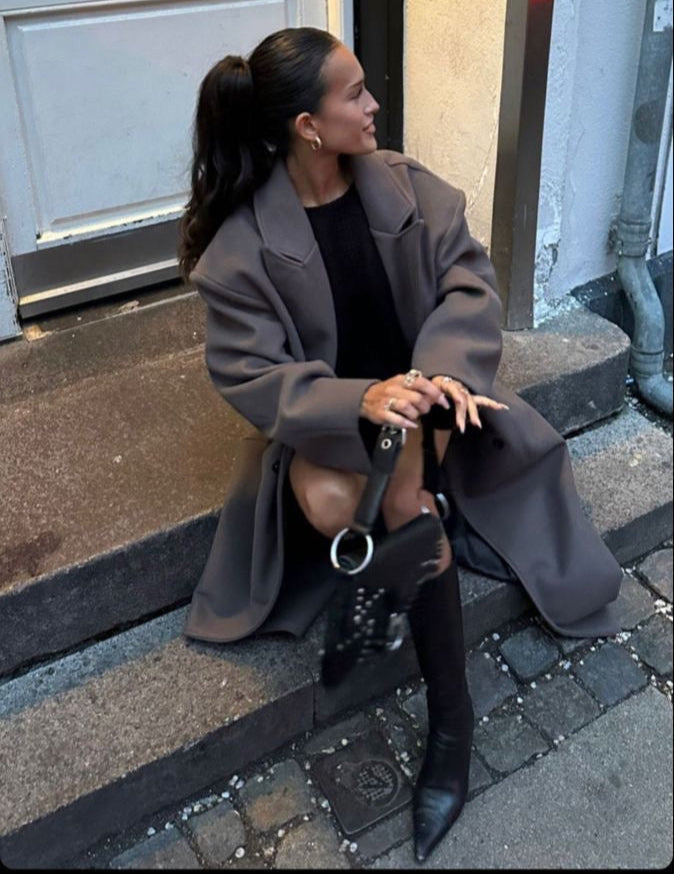 Belle Nuit™ | Juna Long Oversized Coat