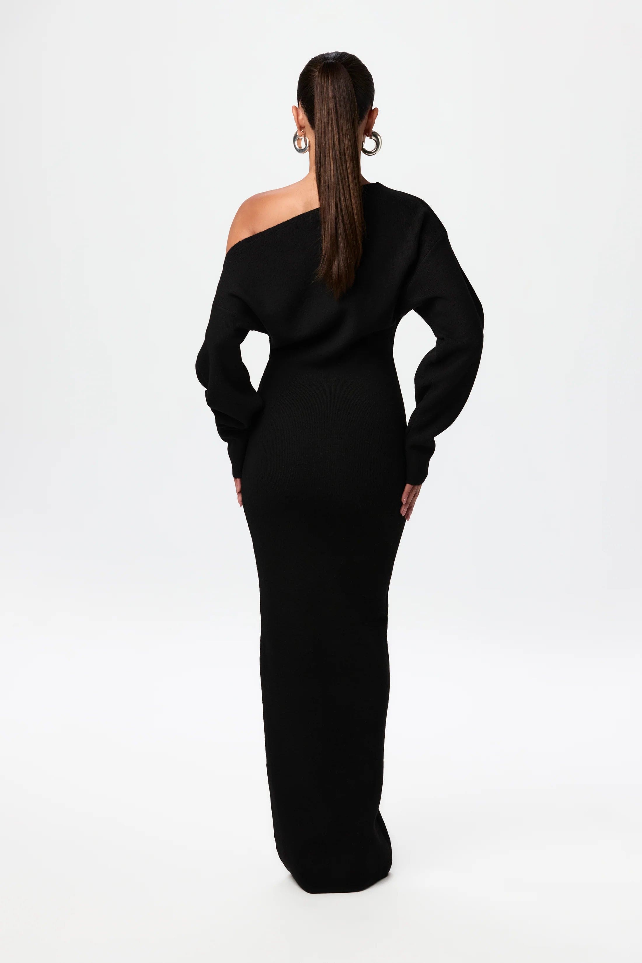 Belle Nuit™ | Drop Shoulder Sweater Dress