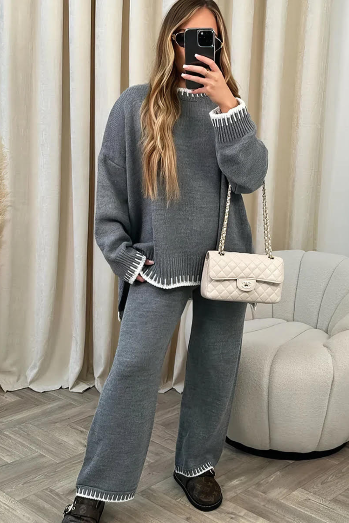Belle Nuit™ | Knit Jumper & Trouser Set