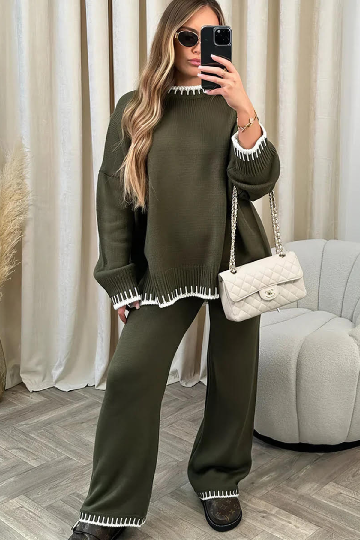 Belle Nuit™ | Knit Jumper & Trouser Set