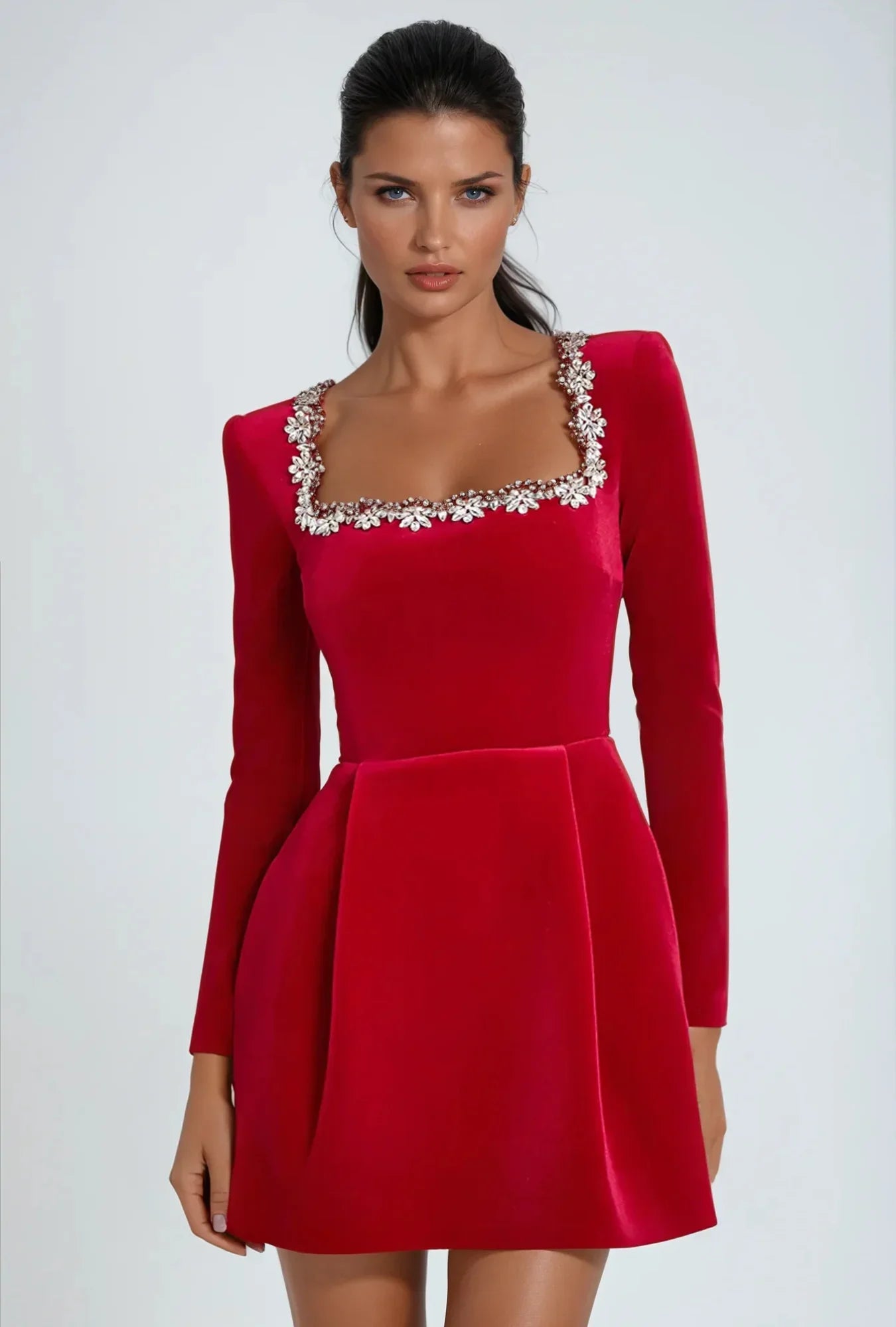 Belle Nuit™ | Elegant Velvet Dress