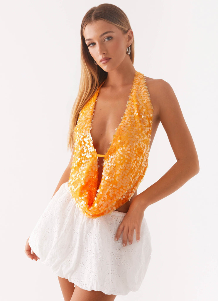 Belle Nuit™ | Rio Cowl Neck Halter Top