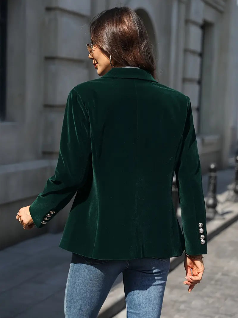 GIULISSA | BLAZER IN VELLUTO ELEGANTE