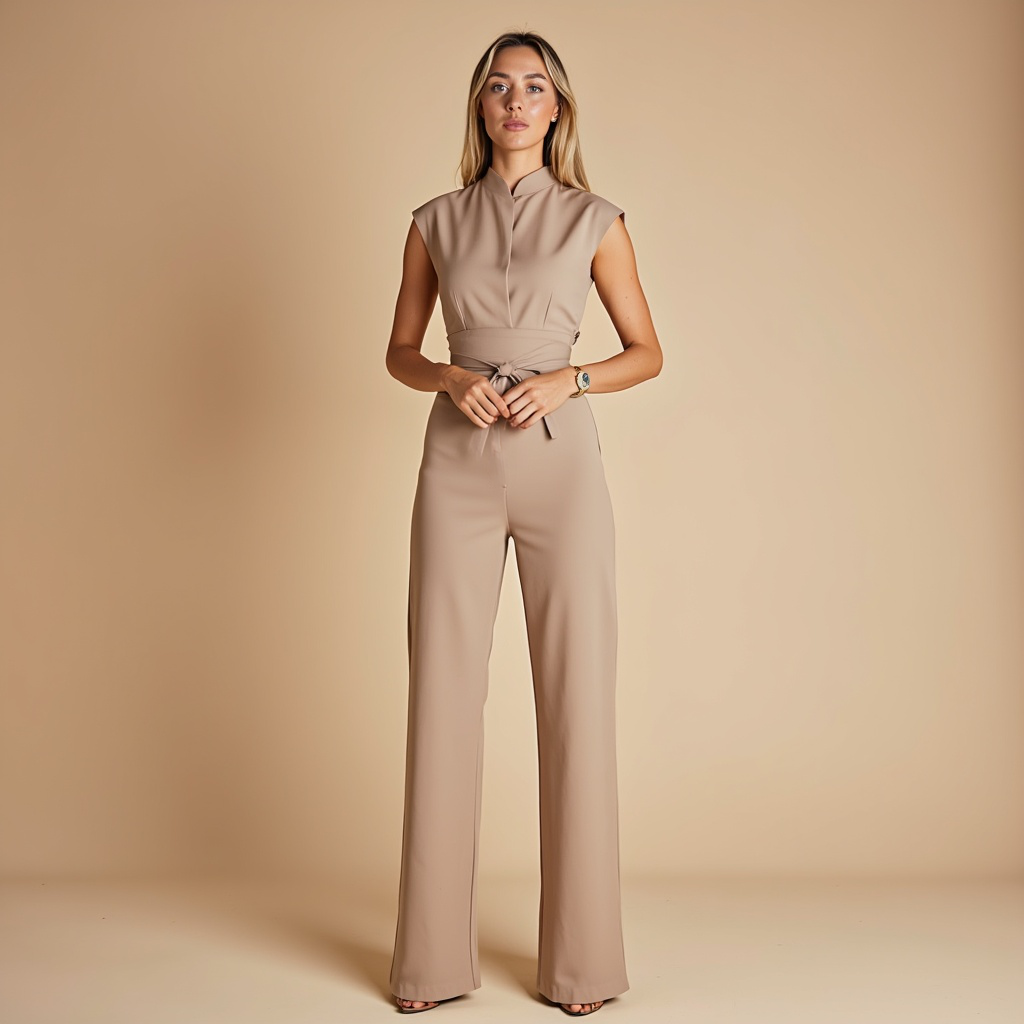 Camilla | Tuta senza maniche – Eleganza pura, stile semplice