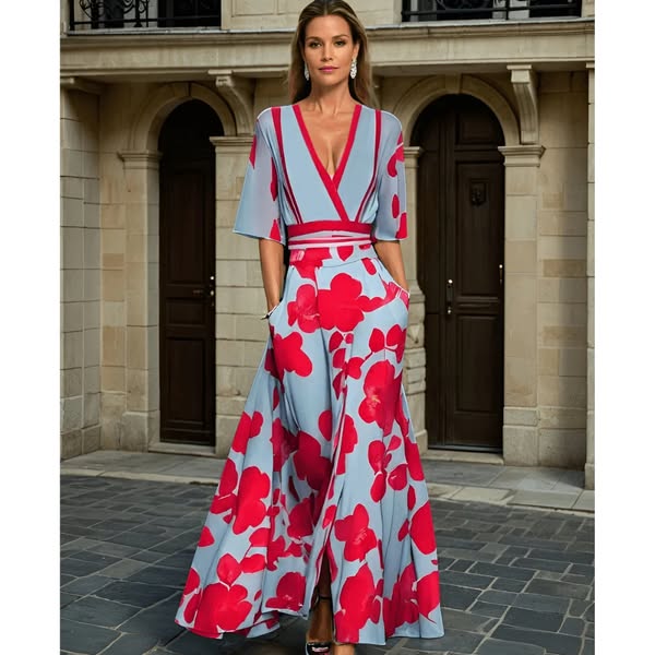 Jamie | Abito elegante con motivo floreale