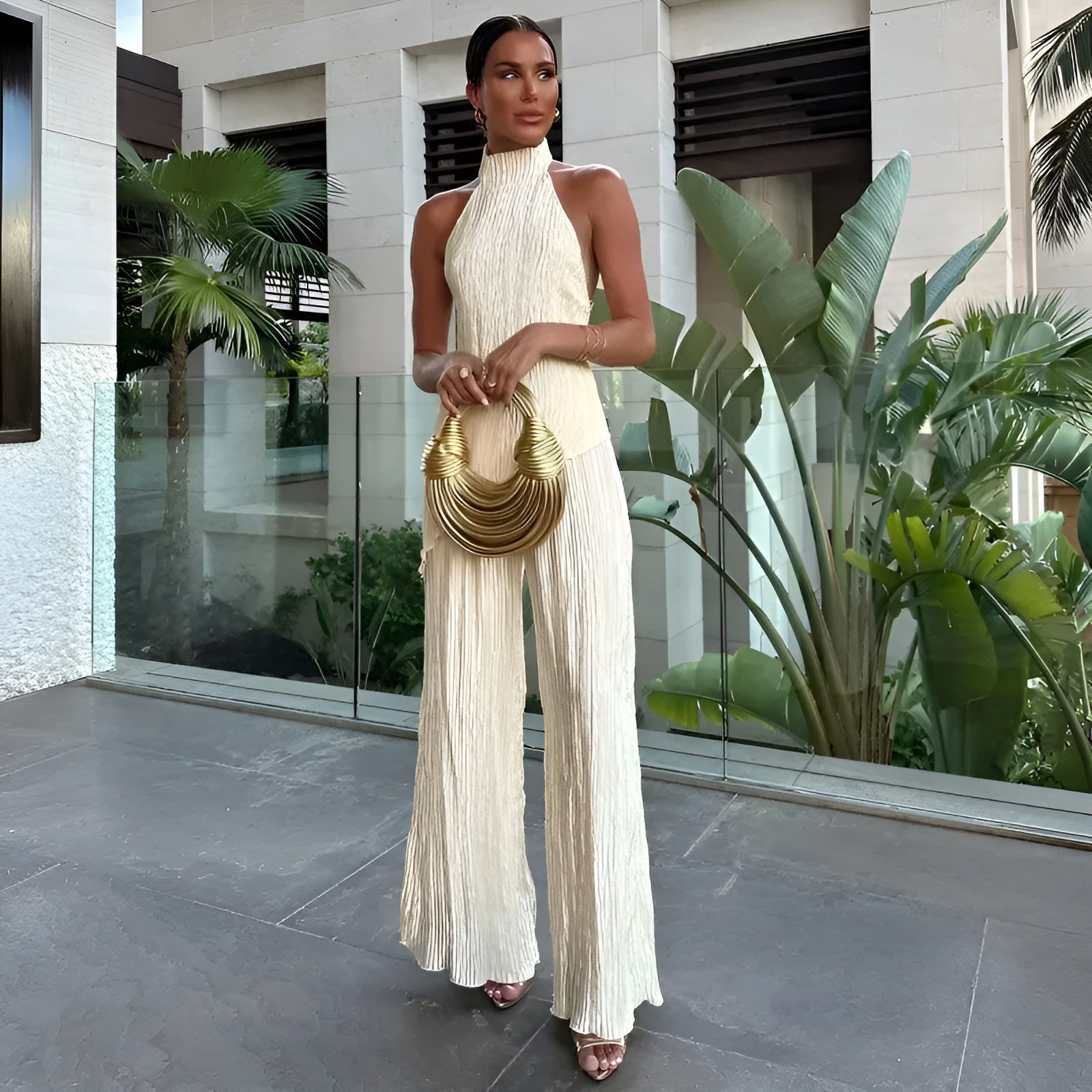 Silvia | Completo Plissé Elegante