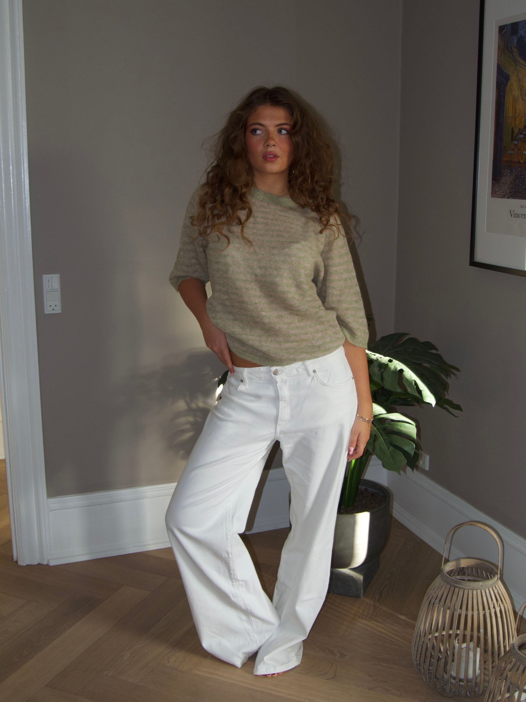 Belle Nuit™ | Low-Waisted Jeans - White Denim