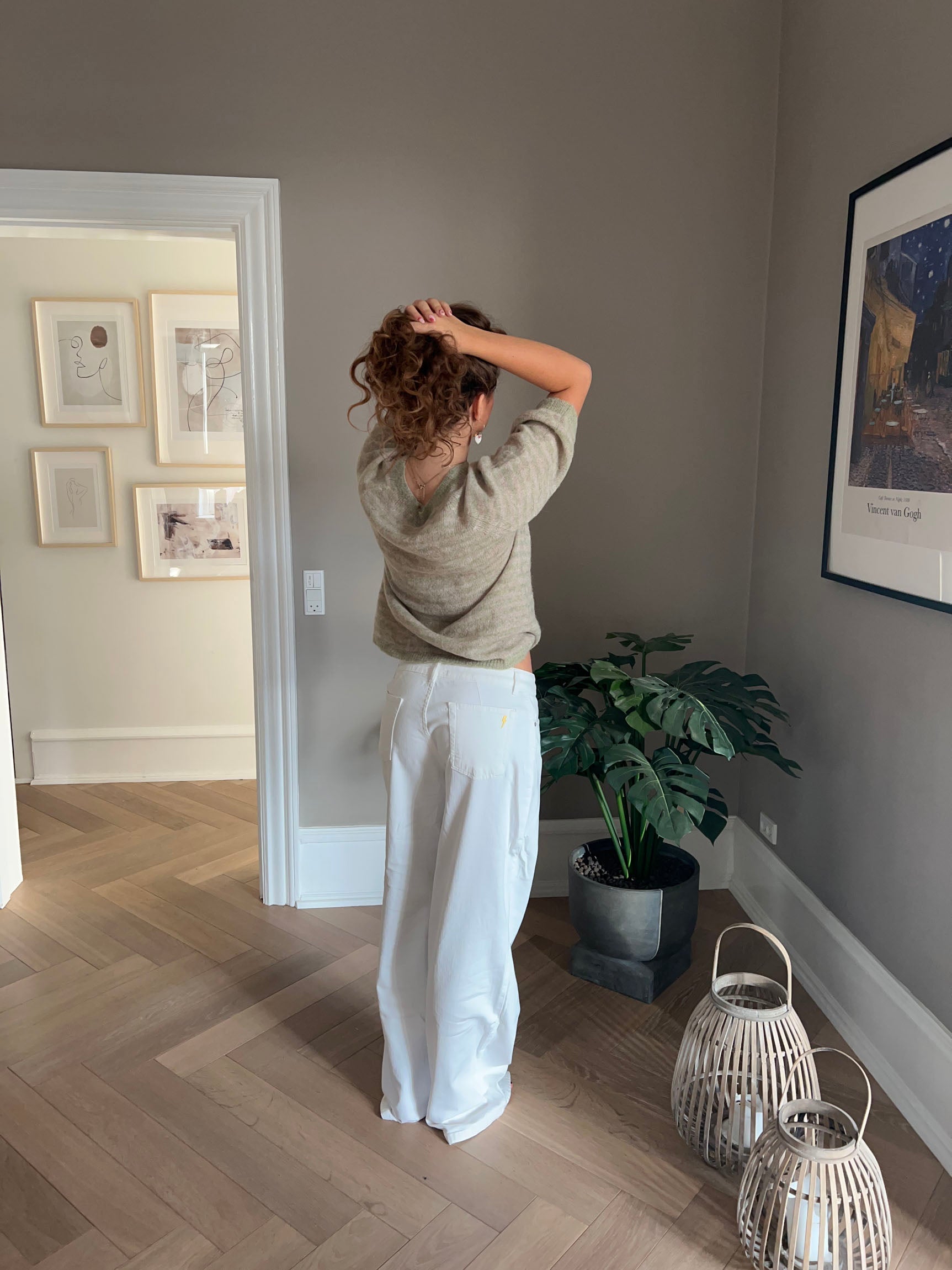 Belle Nuit™ | Low-Waisted Jeans - White Denim