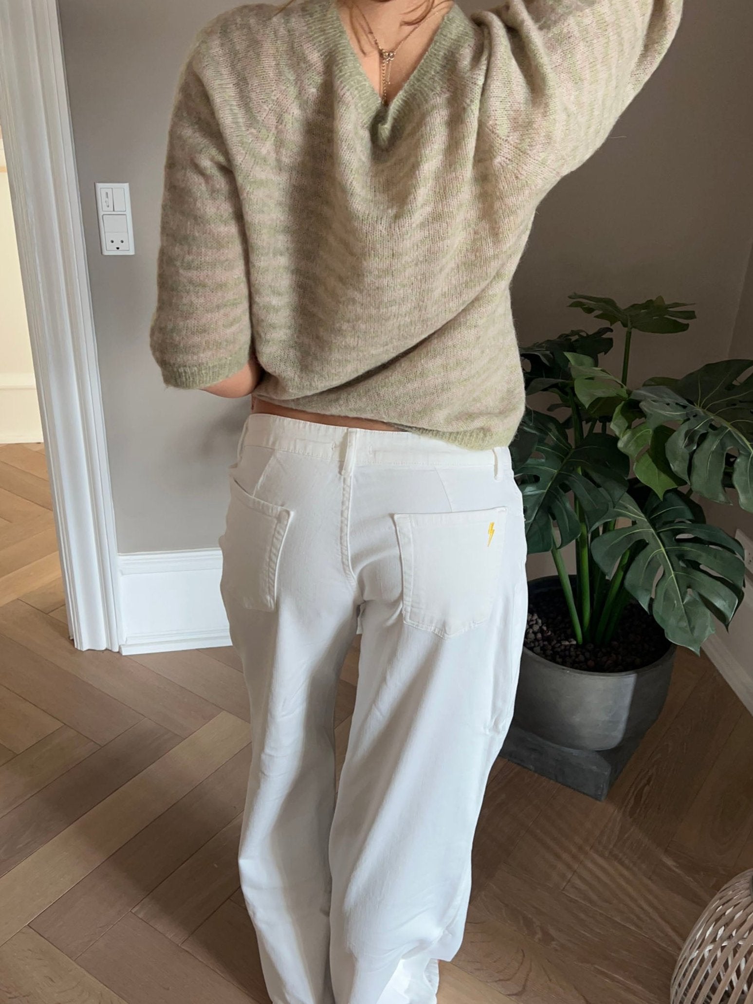 Belle Nuit™ | Low-Waisted Jeans - White Denim