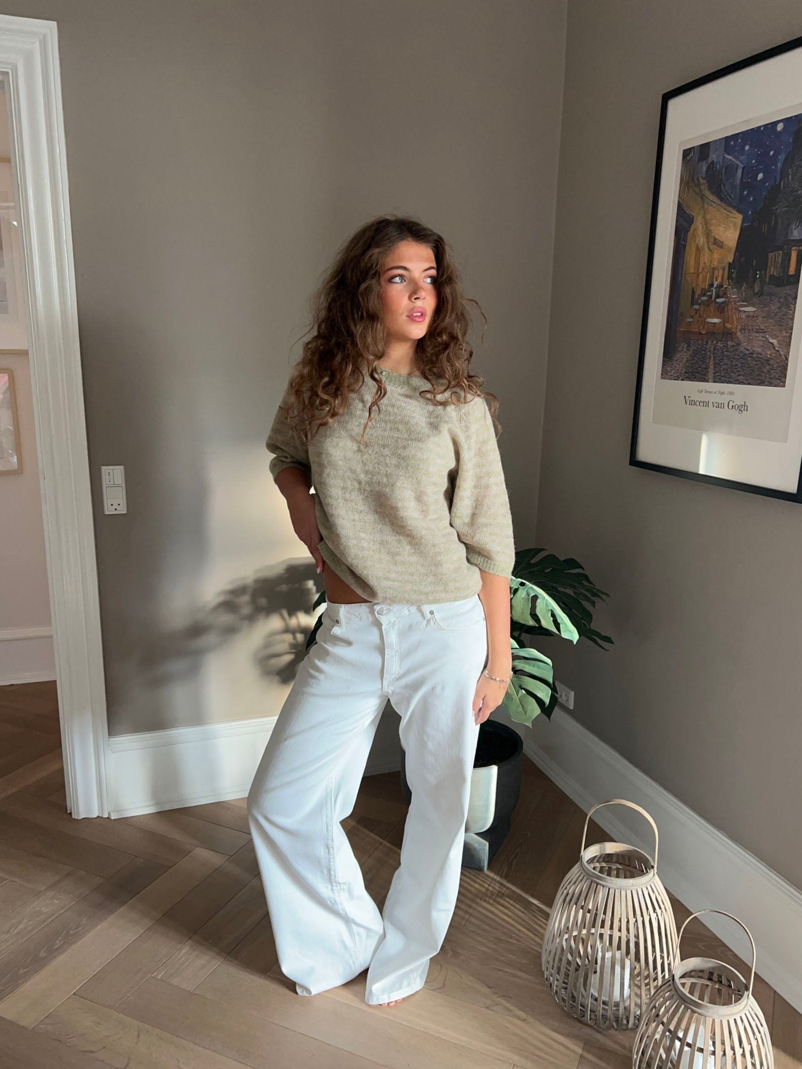 Belle Nuit™ | Low-Waisted Jeans - White Denim