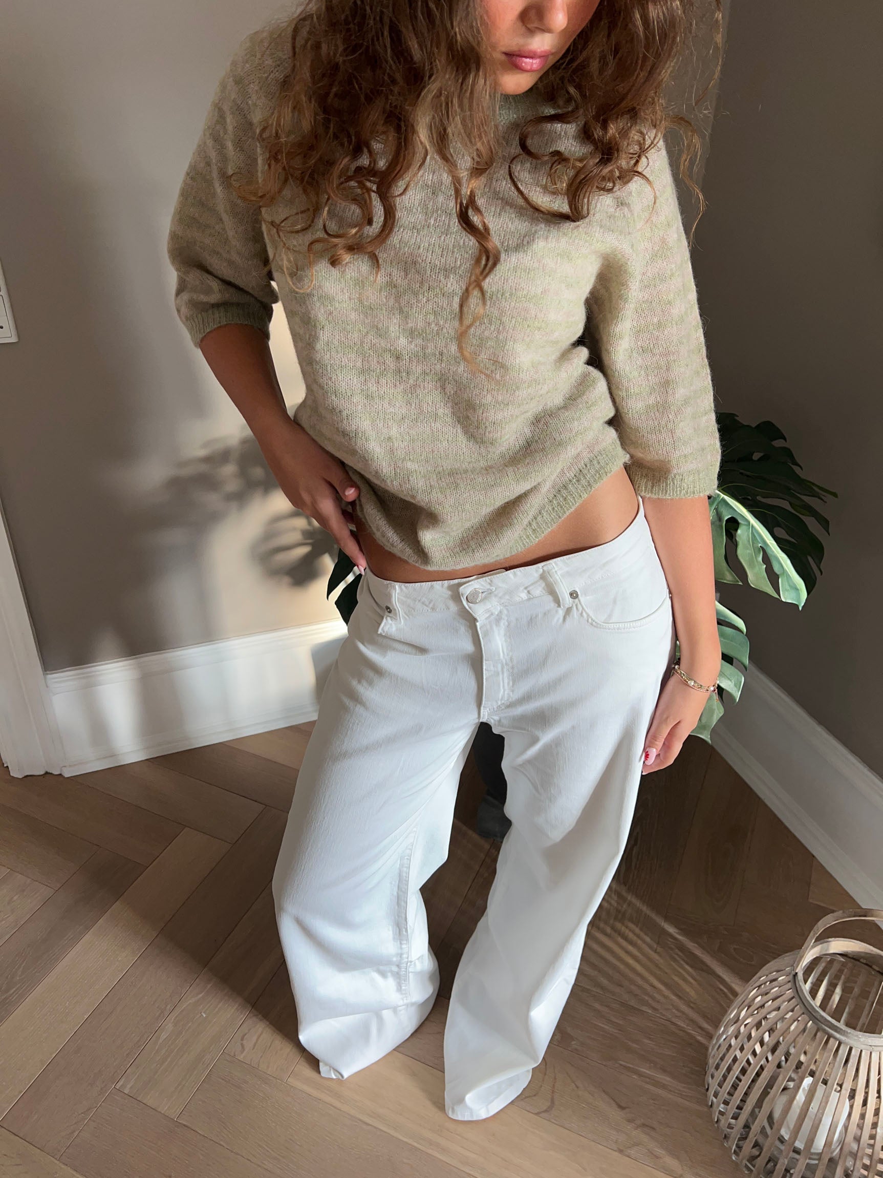 Belle Nuit™ | Low-Waisted Jeans - White Denim