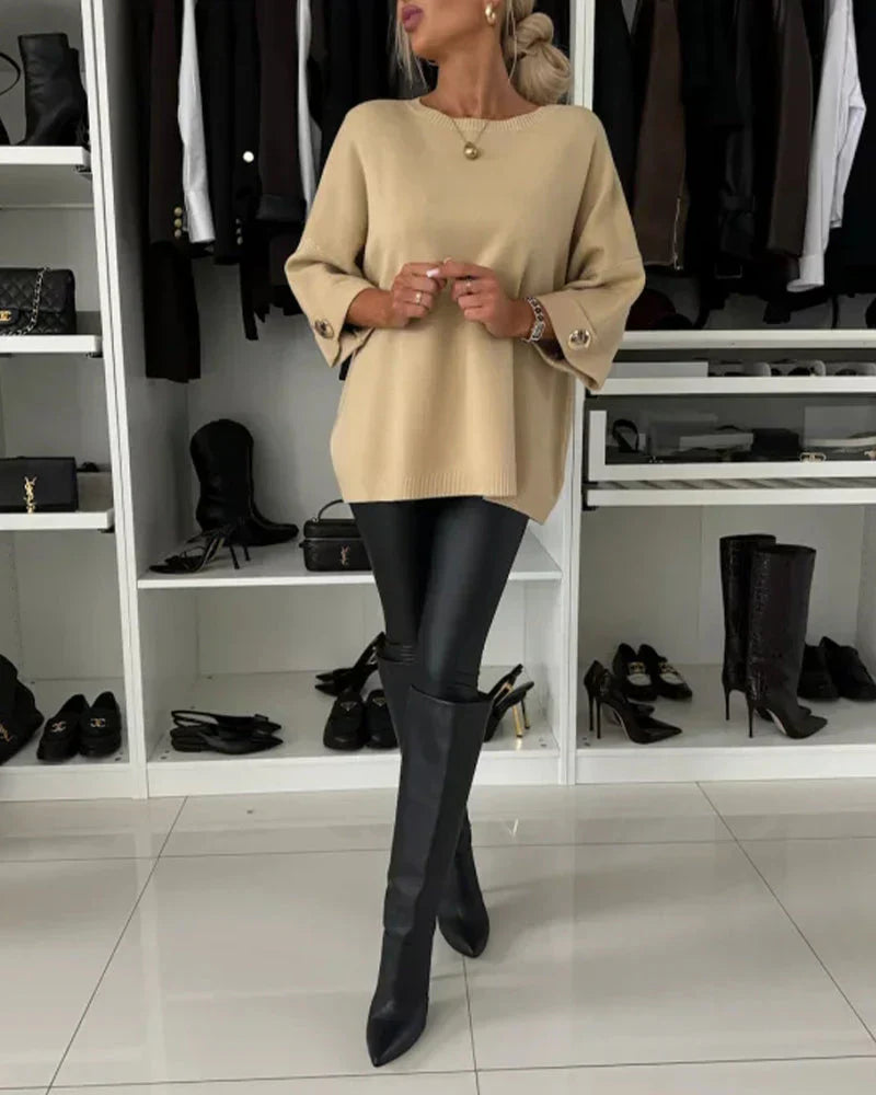 Lucy | Elegante maglione lavorato a maglia